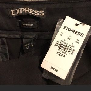 Express Columnist Ankle Pant Black Size 8